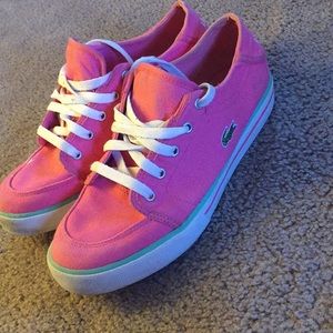 Pink Lacoste Women’s Sneakers